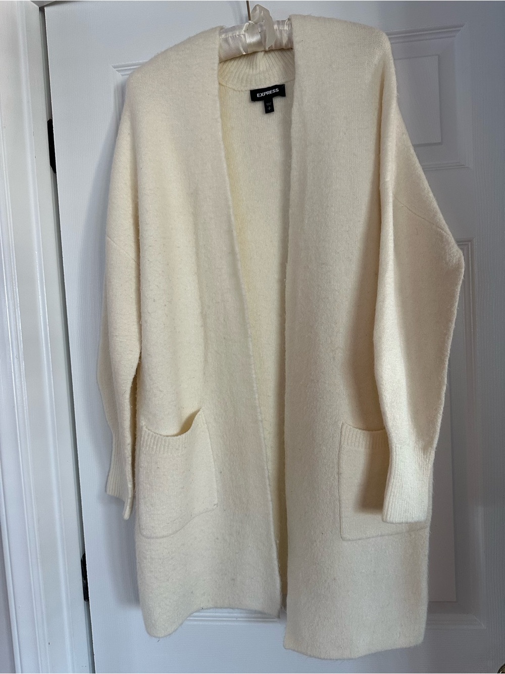Express Long Winter White Sweater /Duster